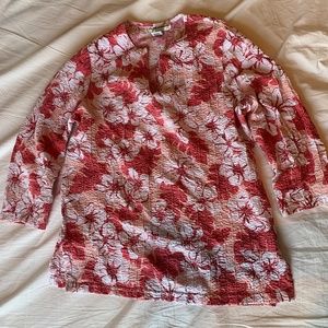 Hawaiian blouse Cathy Daniels Summer Beach